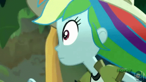 rainbow dash screeching stop GIF