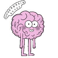 Brain Hello Sticker by Underbrain