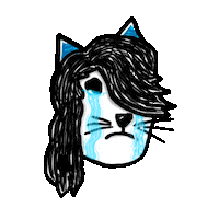 gilomx sad crying cry gato Sticker
