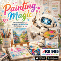 Imagination Digital Painting GIF by Digi 995