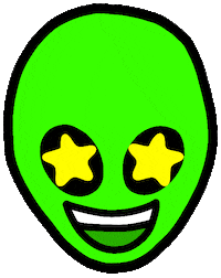 Sexy Star Struck Sticker by T A R V E R