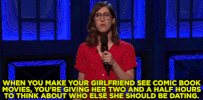 comic books dating GIF by Team Coco