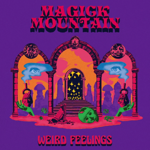 MagickMntn trippy psychedelic albumcover weirdfeelings GIF