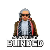 Cant See My Eyes Sticker