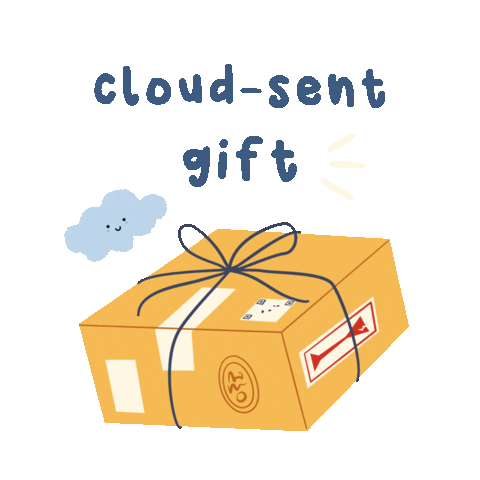cloudstudio giphyupload gift package cloudstudio Sticker