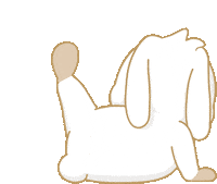 Bunny Sticker by EVANS艾特兔