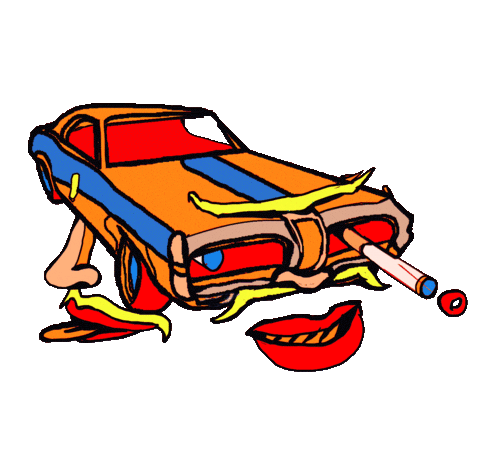 pop art animation STICKER by Dax Norman