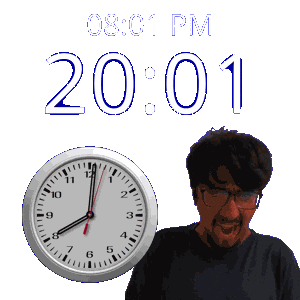 Twenty One 8Pm Sticker