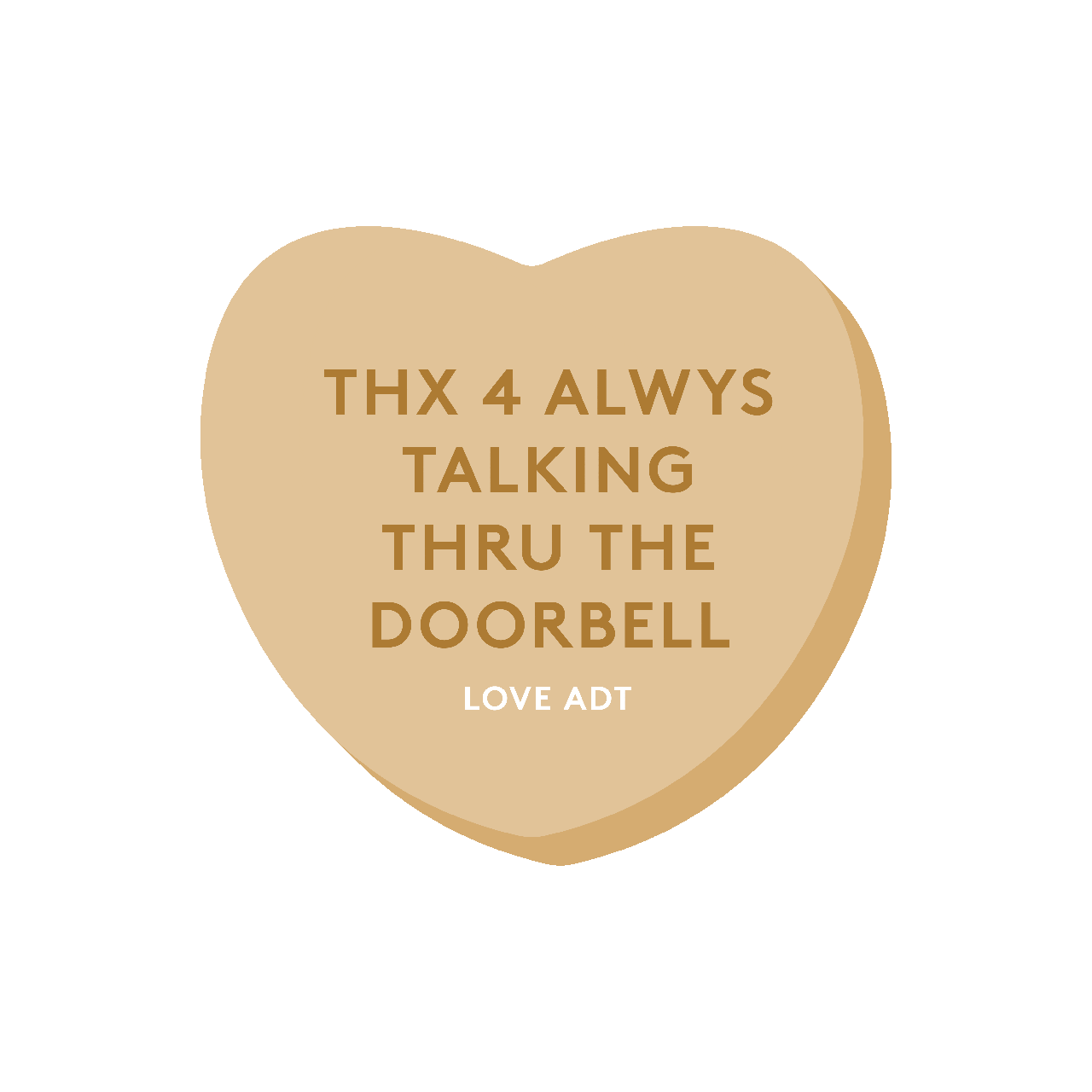 I Love You Hearts Sticker by ADT Security