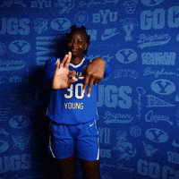 Byu Basketball GIF by BYU Cougars