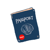Maplr travel fly adventure canada Sticker