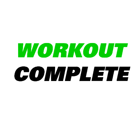Workout Complete Sticker by XTRAFIT