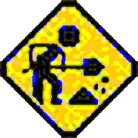 under construction please STICKER