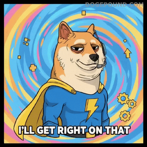 Lightning Bolt Smiling GIF by Doge Pound