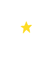 Twinkling Yellow Star Sticker by Online Star Register
