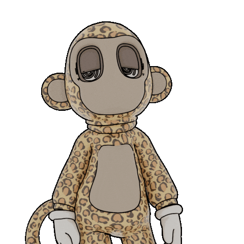 Monkey Sticker