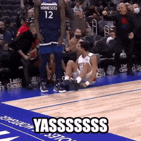 ballysportsdetroit meme yes excited nba GIF