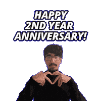 2 Year Anniversary Sticker