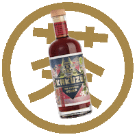 Kakuzo kakuzo kakuzovodka yuzuginliqueur cherrybitter Sticker