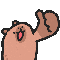 Capybara 讚 Sticker by sansanplanet