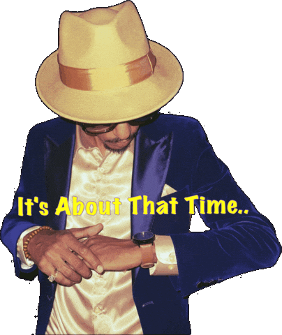Its About That Time Timetogo Sticker by Junzie-J