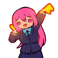 Happy Pink Sticker