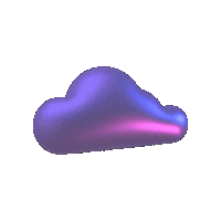 Purple Rain 3D Sticker