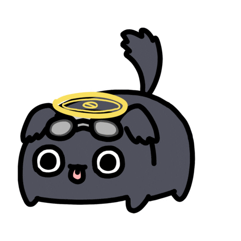 Cat Dog Sticker by circlecan