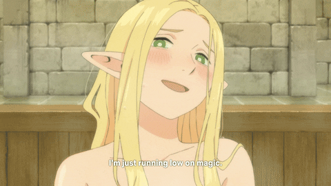 ctrlatlcookie giphyupload dungeon meshi marcielle x falin GIF