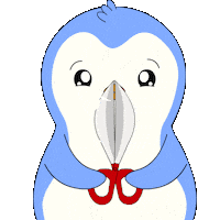 Penguin Cut Sticker by Pudgy Penguins