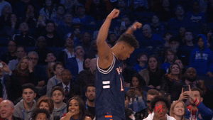 new york knicks 2019 att dunk contest GIF by NBA
