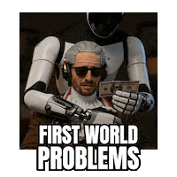Overreacting First World Sticker