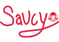 sassy Sticker by Wendy's