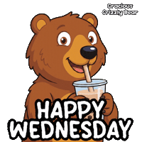 Happy Bubble Tea Sticker by VeeFriends