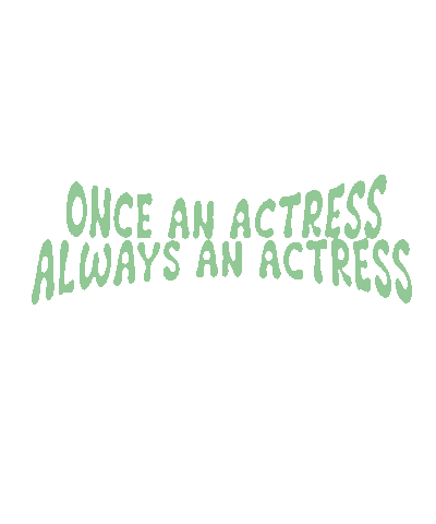 Actress Thrifting Sticker