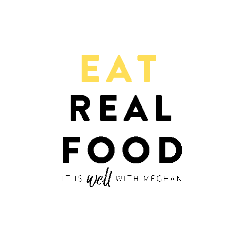 wellwithmeghan giphyupload nutrition real food always hungry Sticker