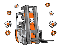 Flowers Forklift Sticker by STILL GmbH