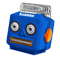 robot head Sticker by BABOON