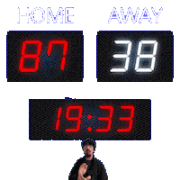 38 Away Sticker