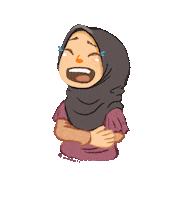 Happy Cute Girl Sticker