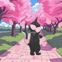 Black Cat Love GIF by TeamKrikey