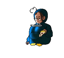 ByOzii food mood chill lazy Sticker