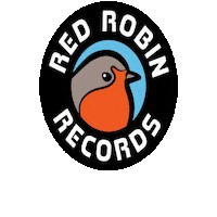 redrobinrecords red robin red robin records redrobinrecords redrobincoffee Sticker