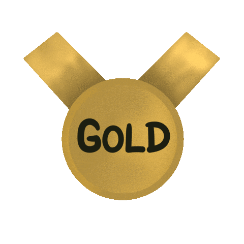 Olympic Games Gold Sticker