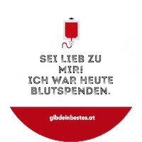 Blood Donation Sticker by Österreichisches Rotes Kreuz