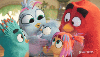 Paramount Pictures Hugging GIF by Angry Birds Movie