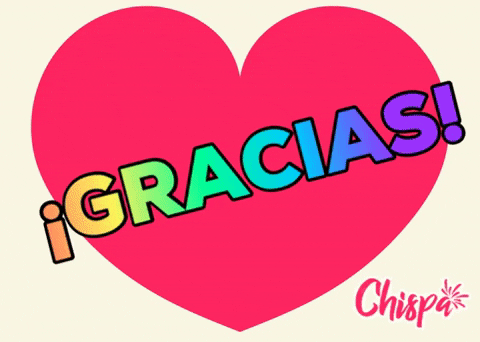 Happy Day Thank You GIF by Chispa App