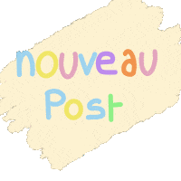 Post Nouveau Sticker
