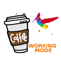 adatachen coffee working adata innovatingthefuture Sticker