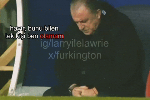 Fatih Terim Bunu Bilen Tek Kişi Ben Olamam GIF